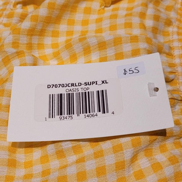 Dippin' Daisys Oasis tube top with ruffle trim. Size XL. NWT - Picture 5 of 5